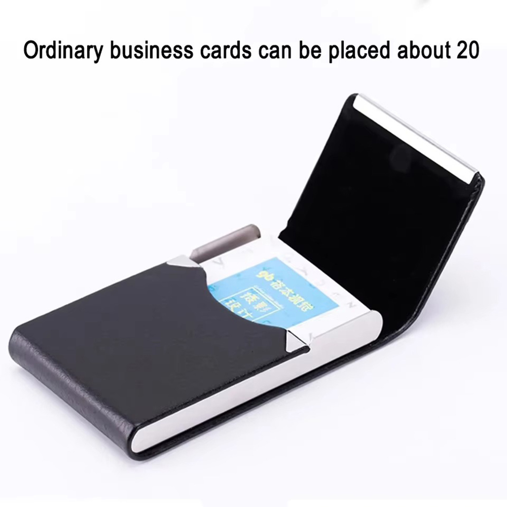 PU Leather Business Card Case  - Card Holder Slim Case のレビューと価格