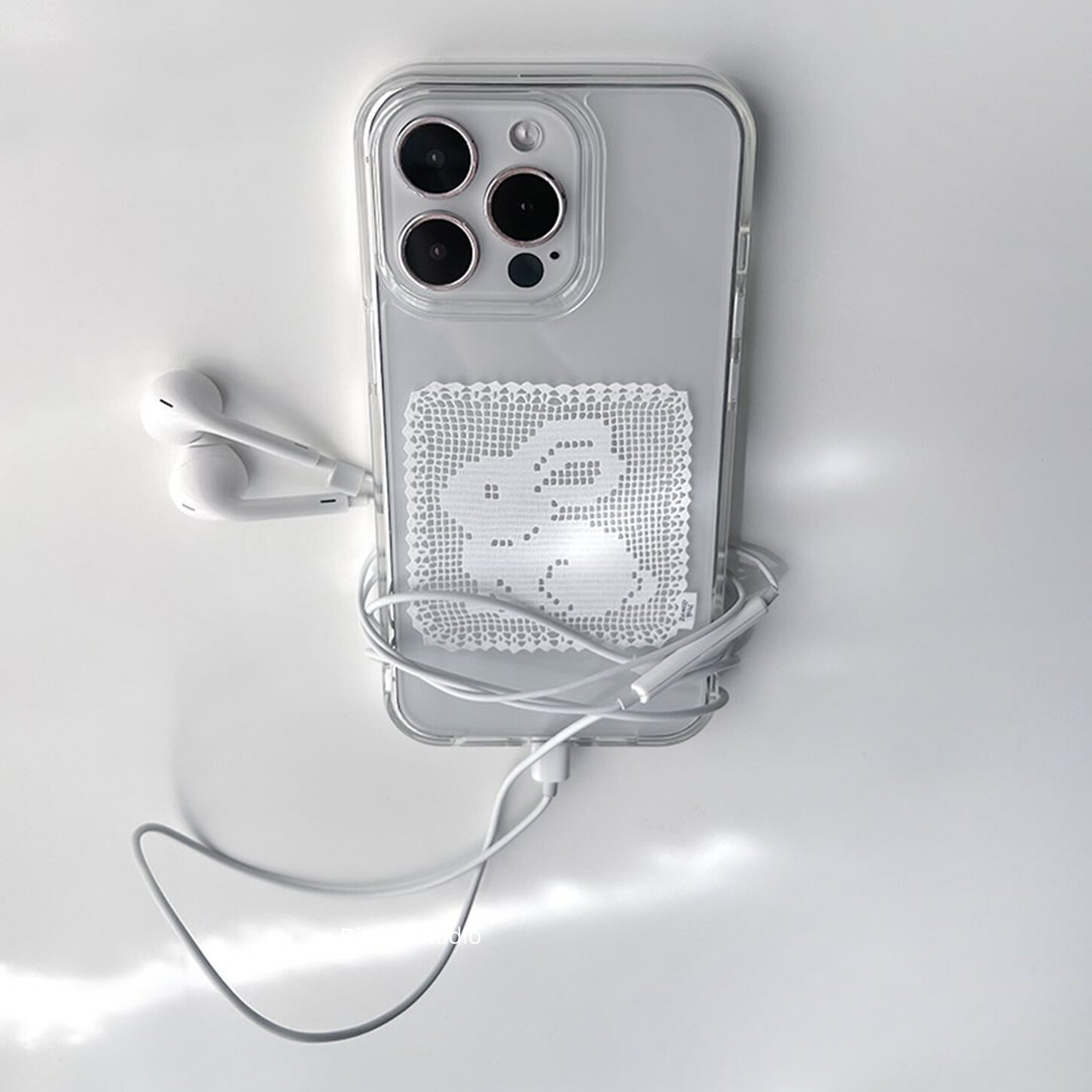 Korean Ins White Lace Pattern  - Phone Cases Korean のレビューと価格