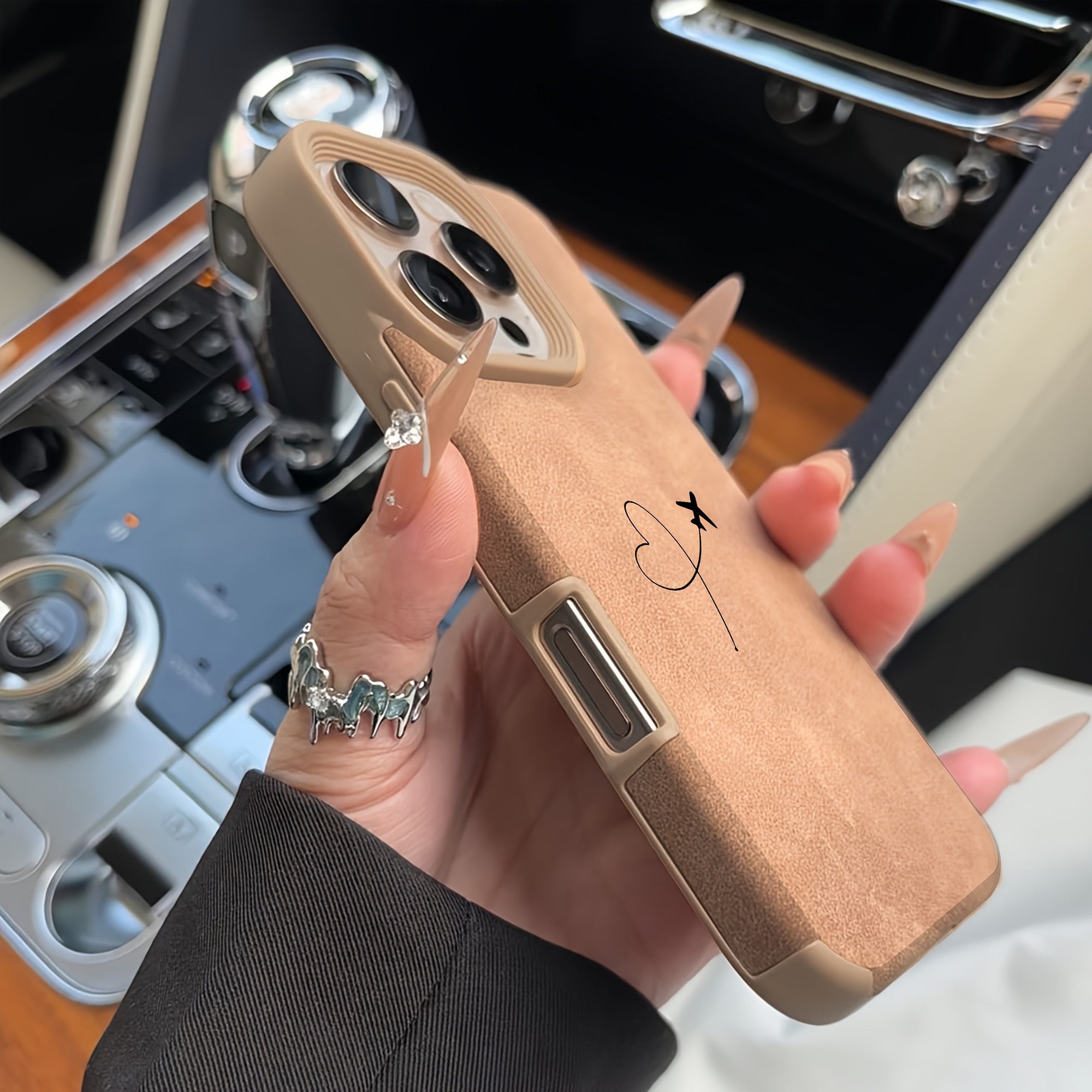 Airplane Route Love Heart Desi - Phone Cases Beach のレビューと価格