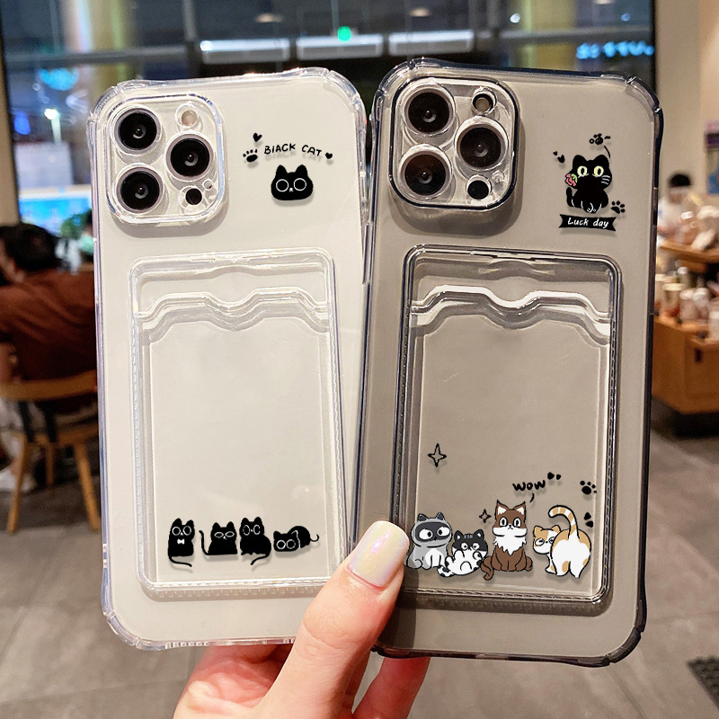 Cute Black Cat Phone Case For  - Phone Cases Cat のレビューと価格