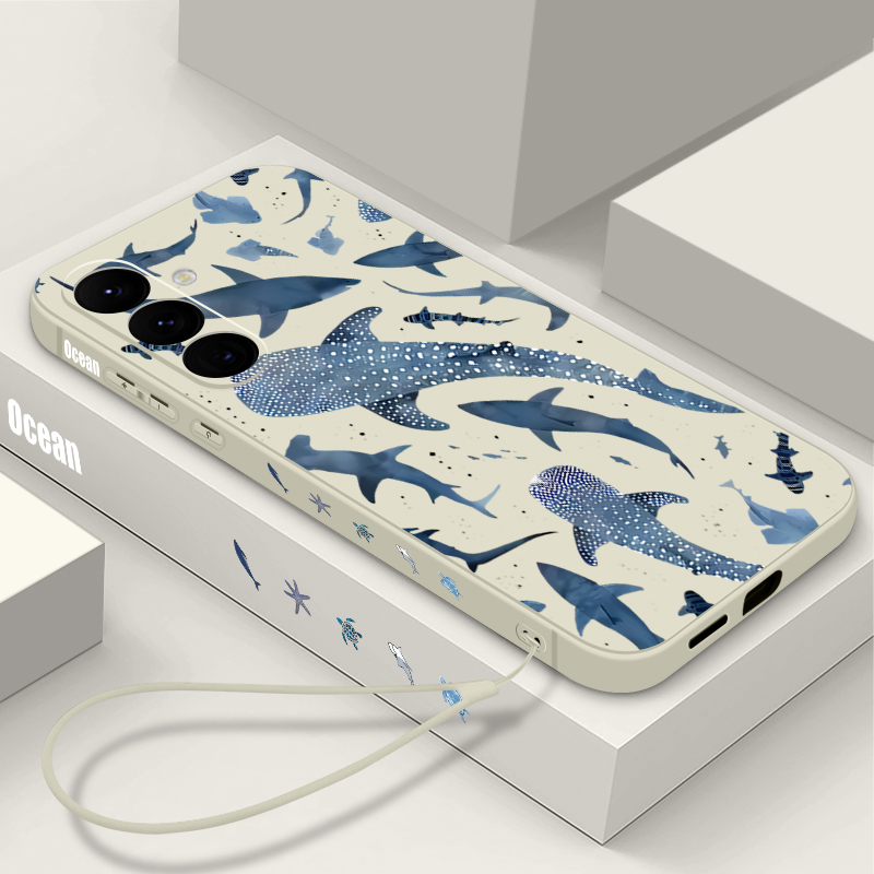Whale Pattern Lanyard Case For - Phone Cases Galaxy A17 のレビューと価格