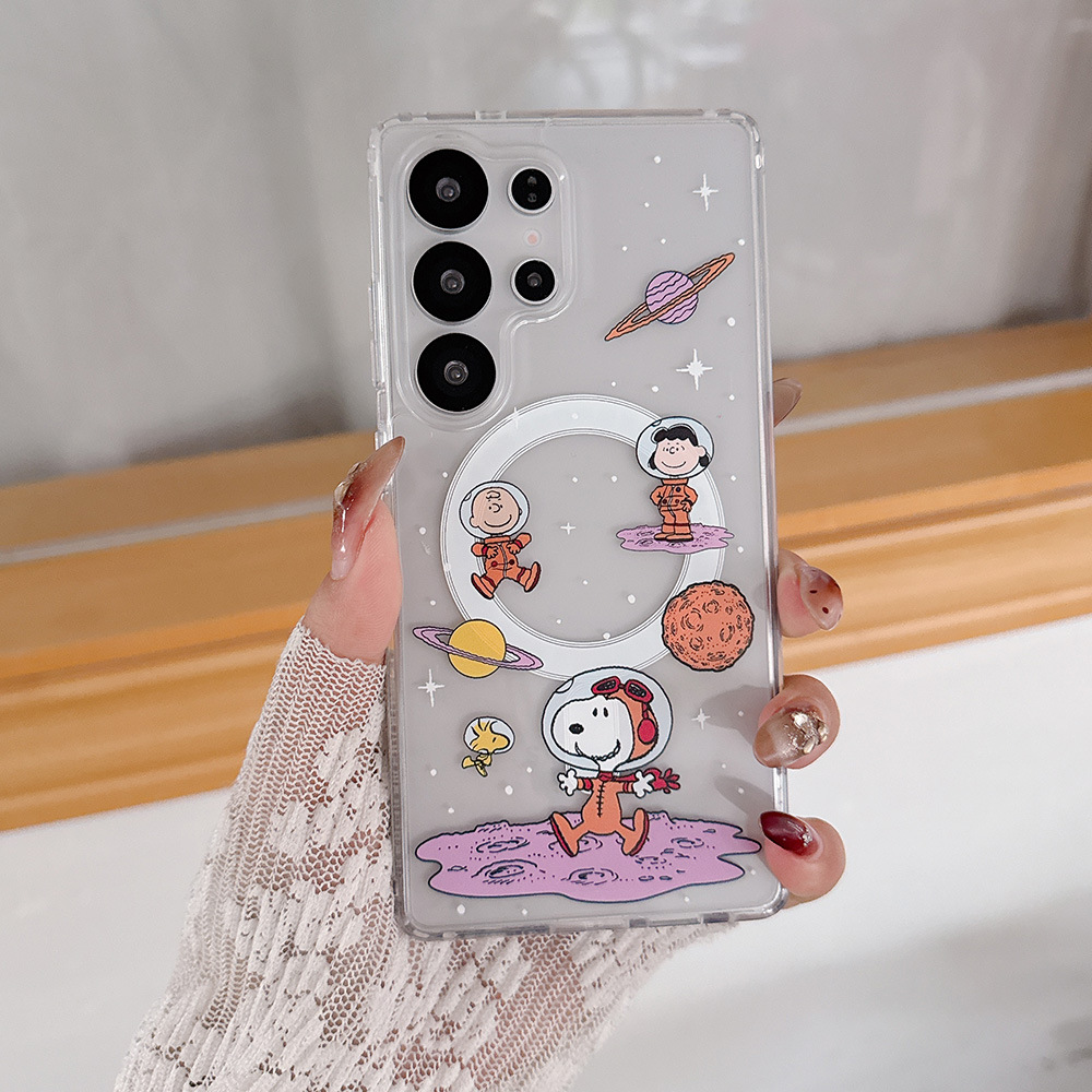 Cute Cartoon Snoopy Charlie Br - Phone Cases Magsafe のレビューと価格