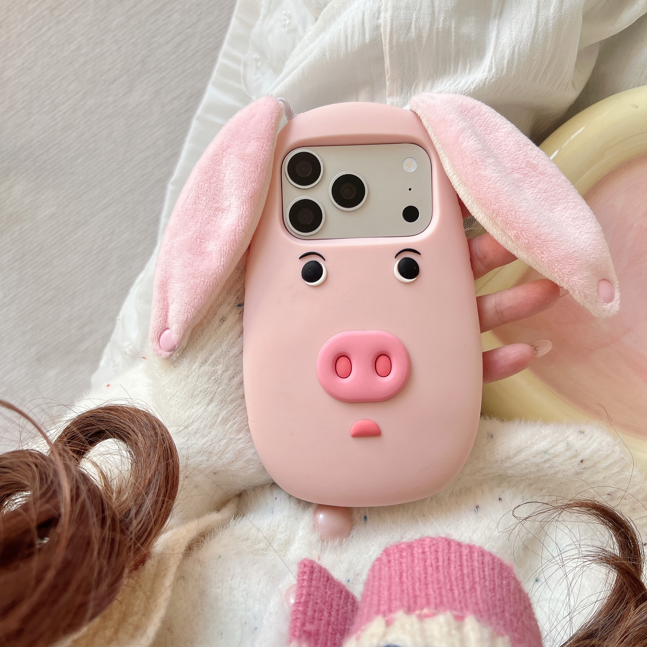 Cute Cartoon Funny Pig Soft Si - Phone Cases Ugly のレビューと価格