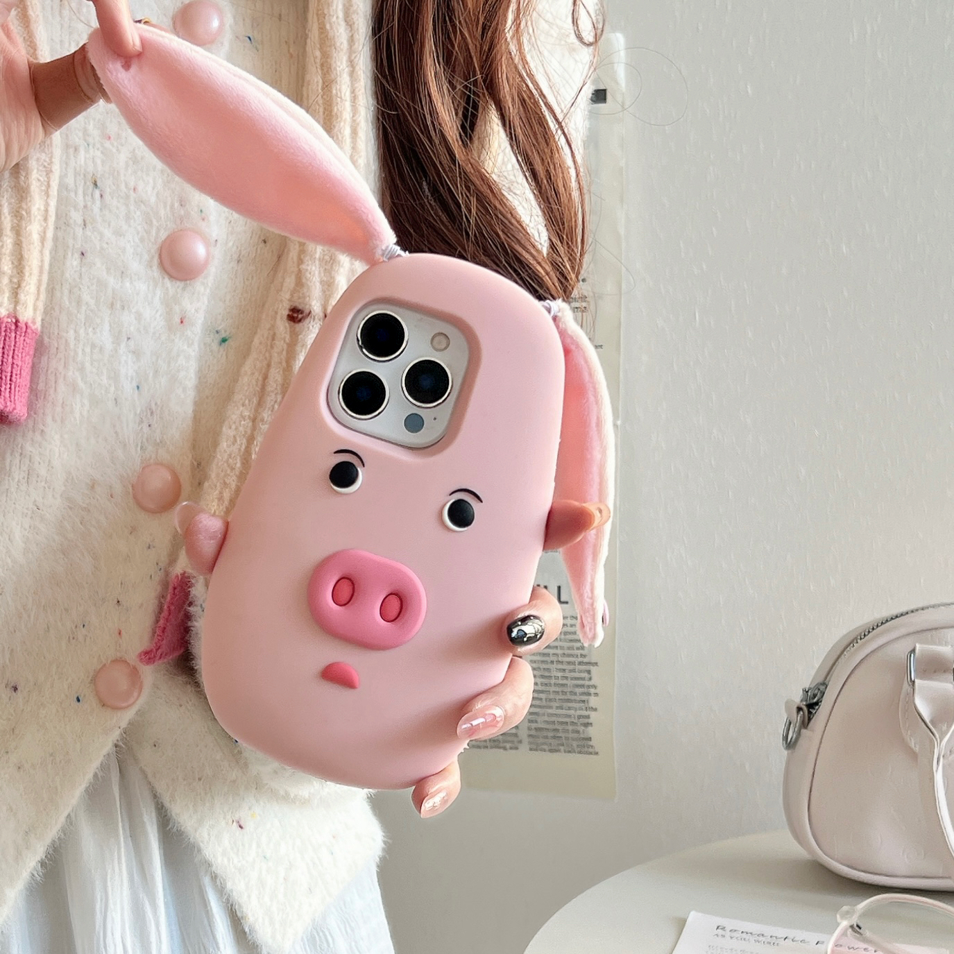 Cute Cartoon Funny Pig Soft Si - Phone Cases Ugly のレビューと価格